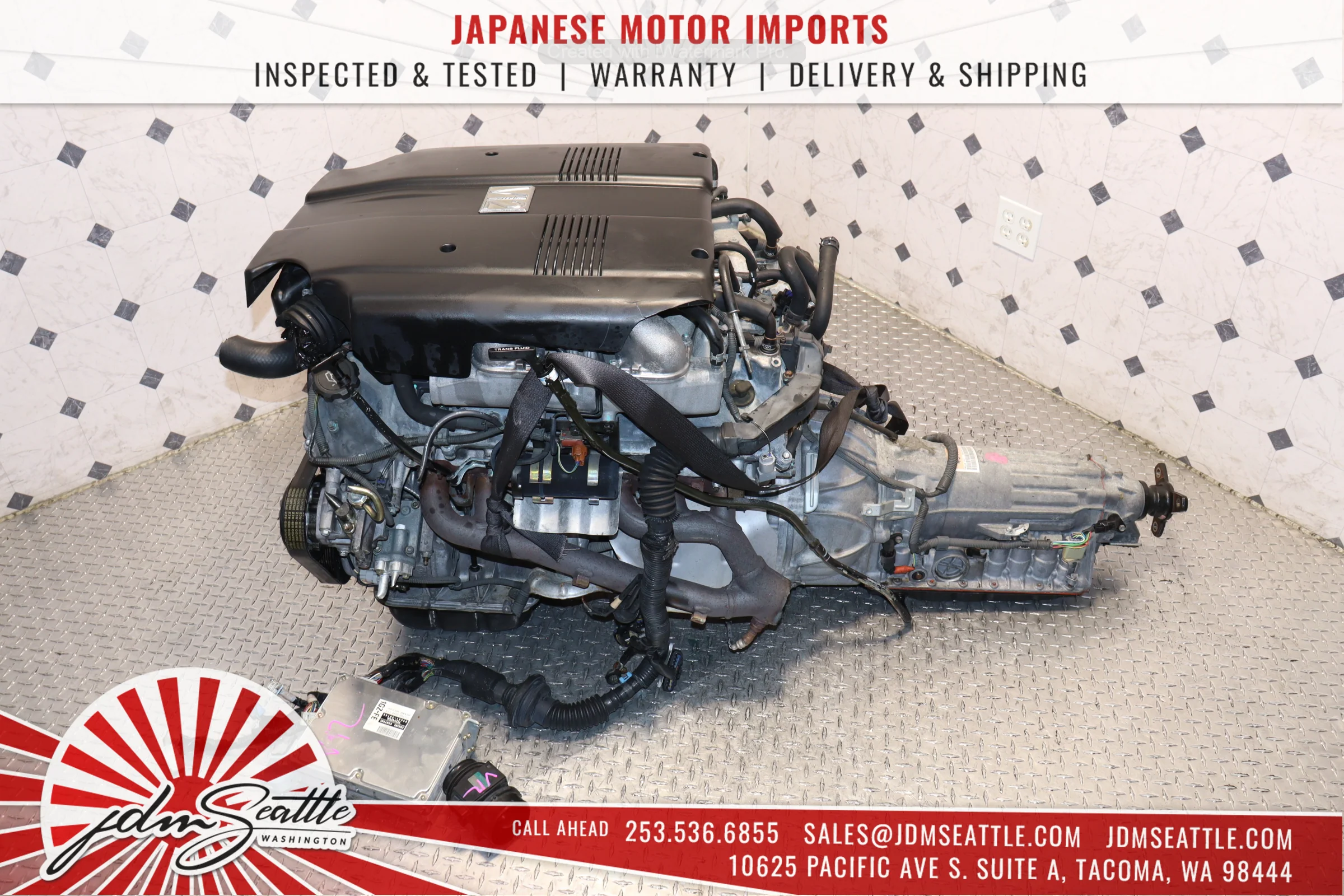Toyota Century / Supra 1GZ-FE JDM Engine | 5.0L V12 DOHC Dual VVT-i Motor - Image 11