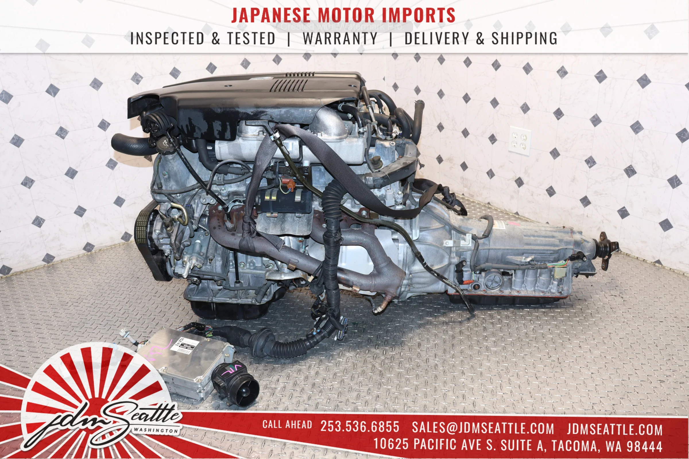 Toyota Century / Supra 1GZ-FE JDM Engine | 5.0L V12 DOHC Dual VVT-i Motor - Image 13