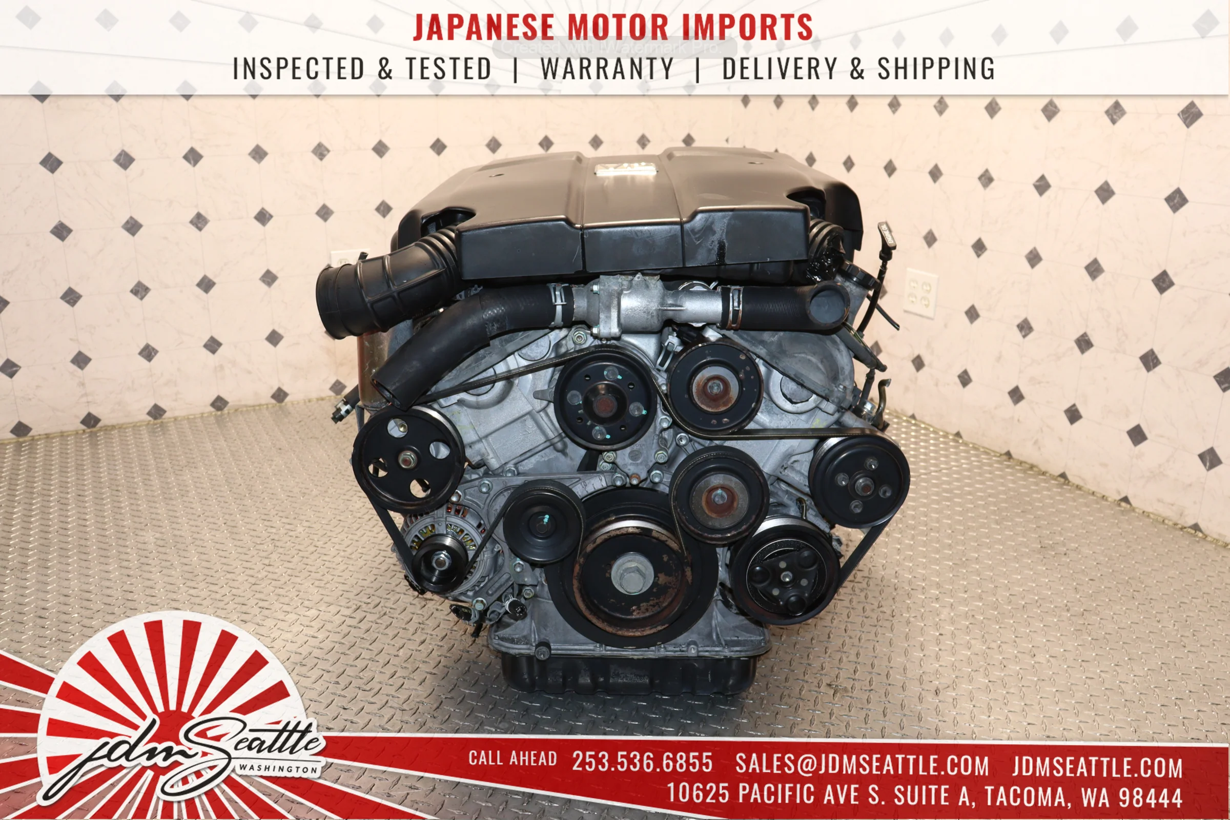 Toyota Century / Supra 1GZ-FE JDM Engine | 5.0L V12 DOHC Dual VVT-i Motor - Image 3