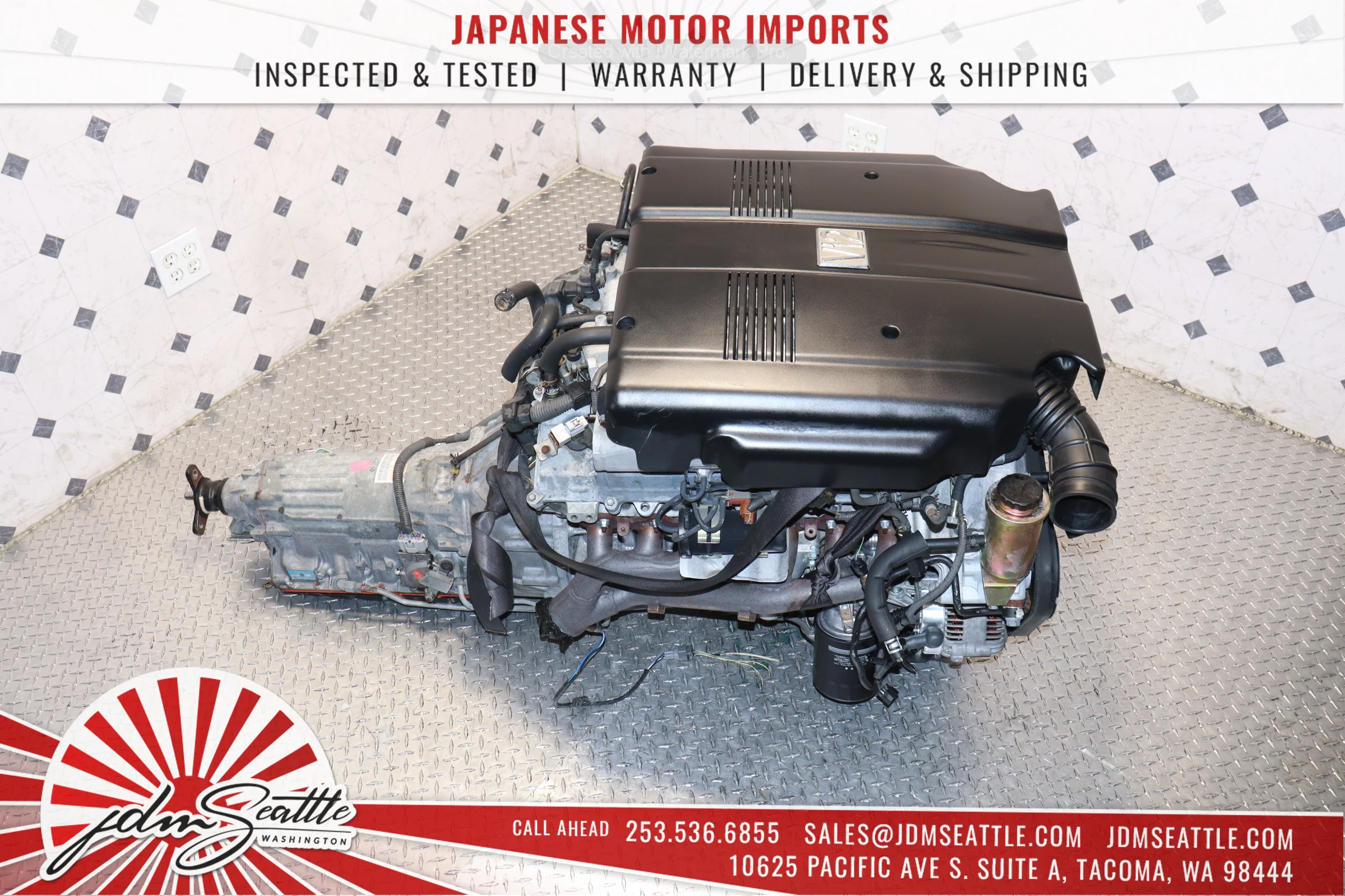 Toyota Century / Supra 1GZ-FE JDM Engine | 5.0L V12 DOHC Dual VVT-i Motor - Image 4