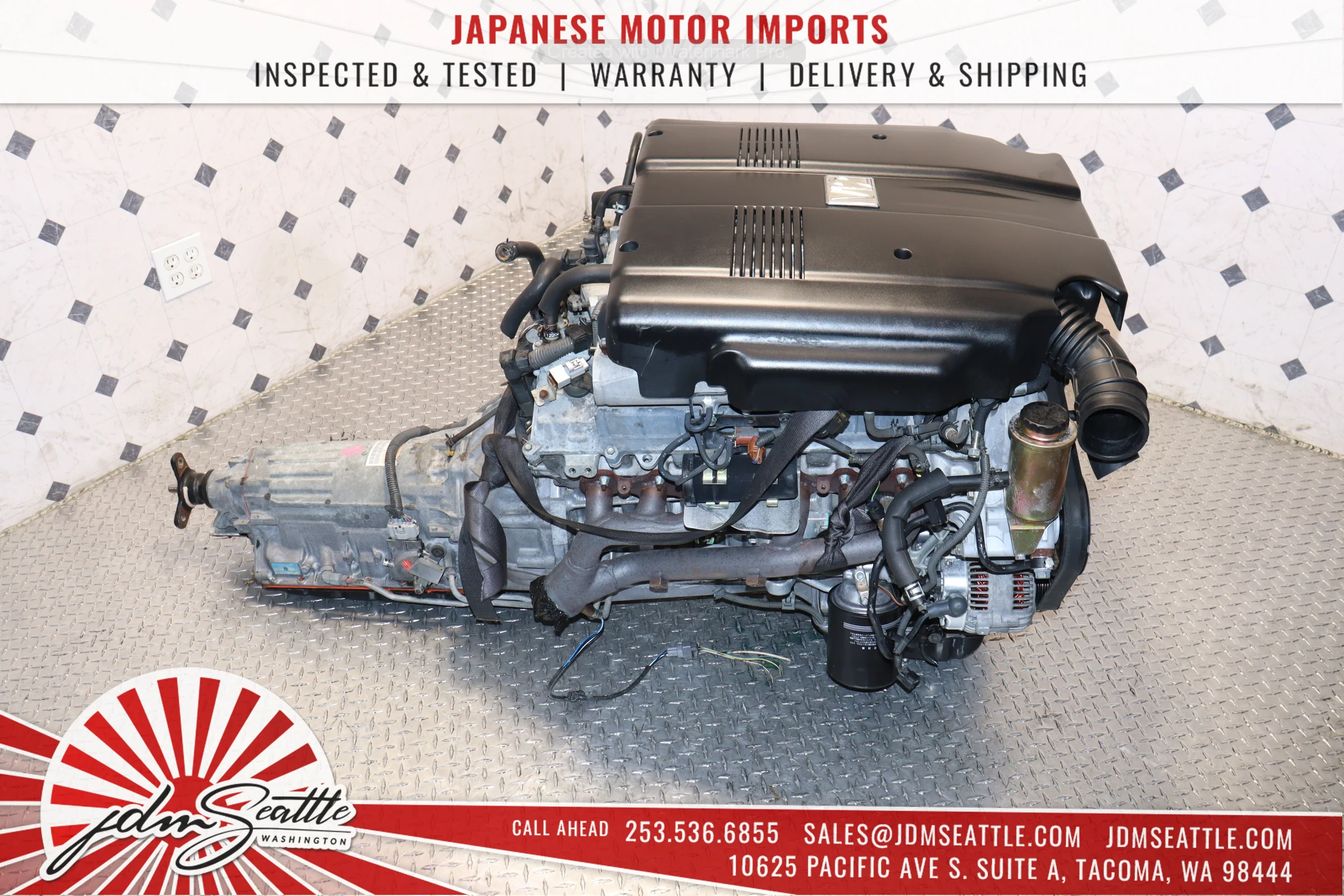 Toyota Century / Supra 1GZ-FE JDM Engine | 5.0L V12 DOHC Dual VVT-i Motor - Image 5