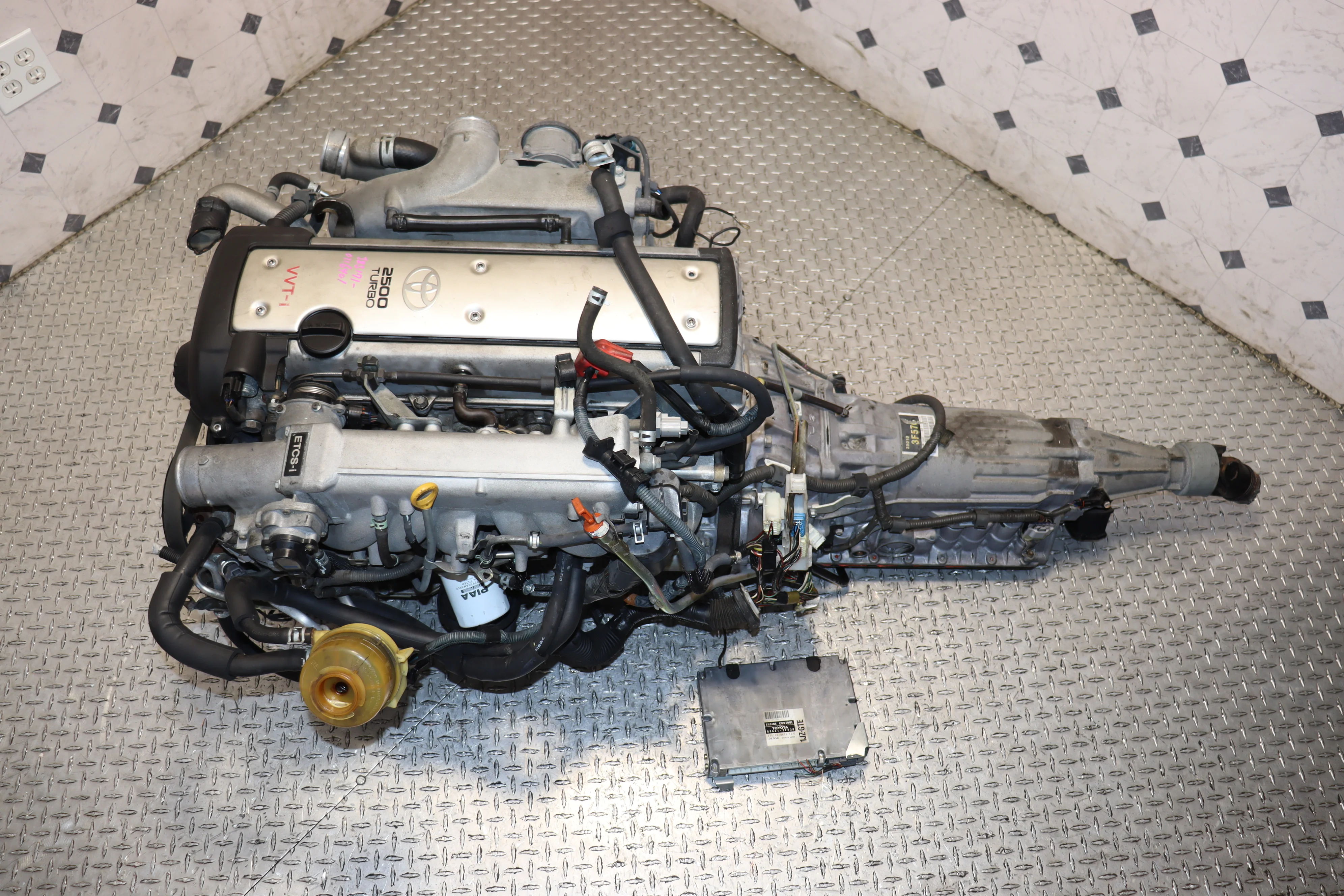 JDM 1JZ-GTE VVTI TURBO MOTOR w/ AUTOMATIC TRANSMISSION LEXUS IS300 GS300 TOYOTA CHASER MARK II SOARER 1JZ ENGINE SWAP - Image 7