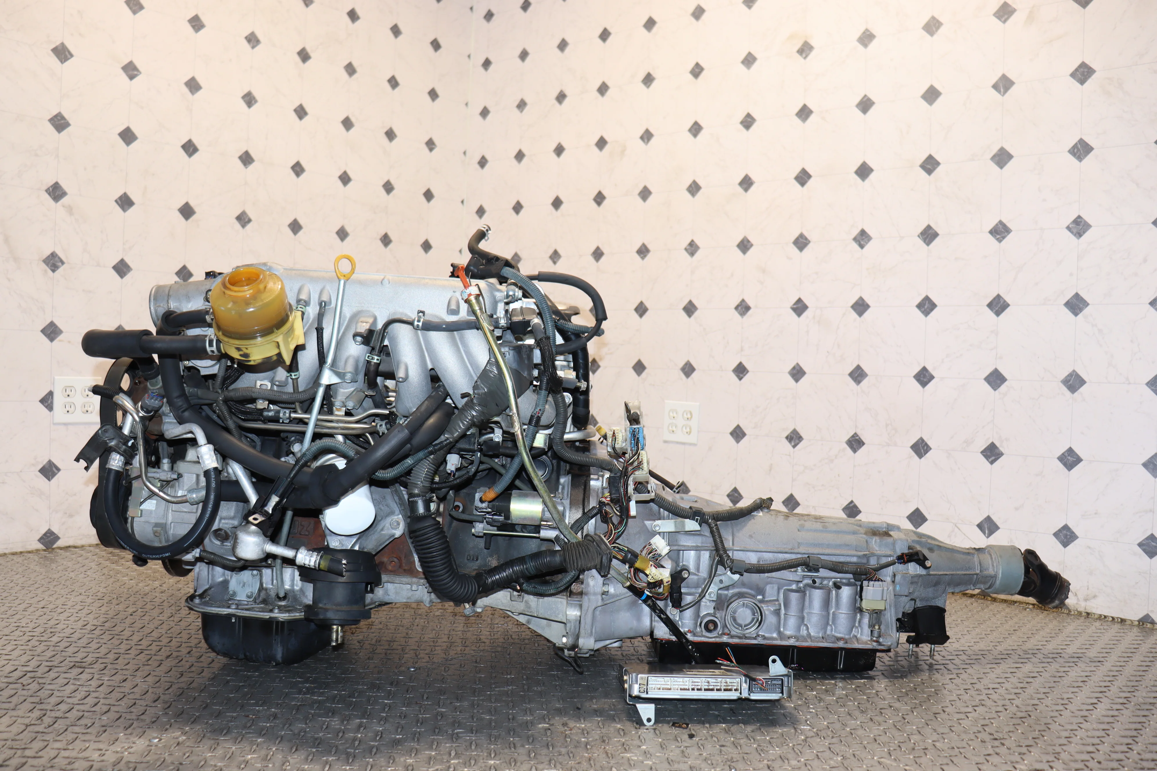 JDM 1JZ-GTE VVTI TURBO MOTOR w/ AUTOMATIC TRANSMISSION LEXUS IS300 GS300 TOYOTA CHASER MARK II SOARER 1JZ ENGINE SWAP - Image 9