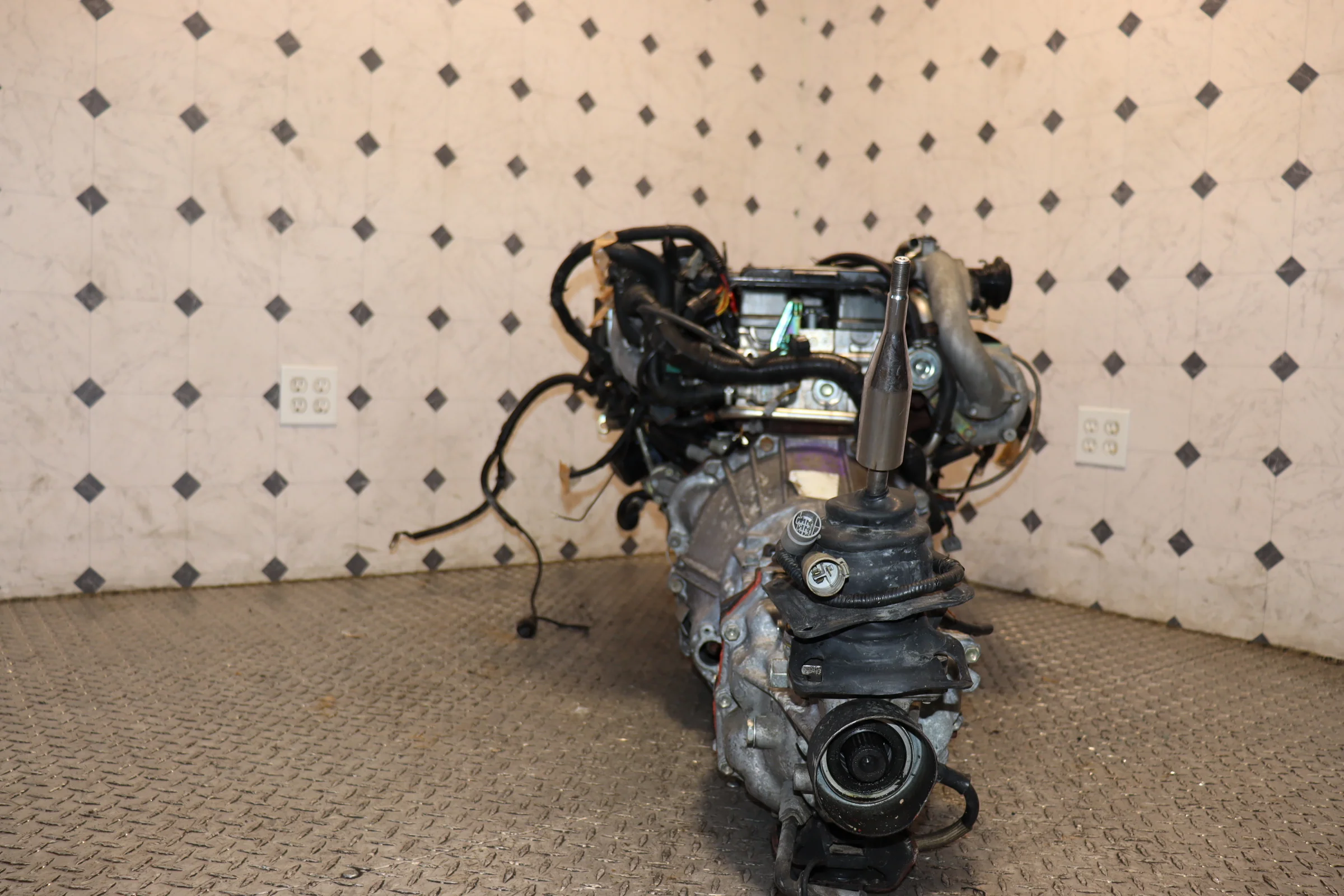 1JZ Non-VVTi Twin Turbo JDM Engine & R154 5-Speed Manual Transmission Swap ECU + Wiring Harness - Image 15