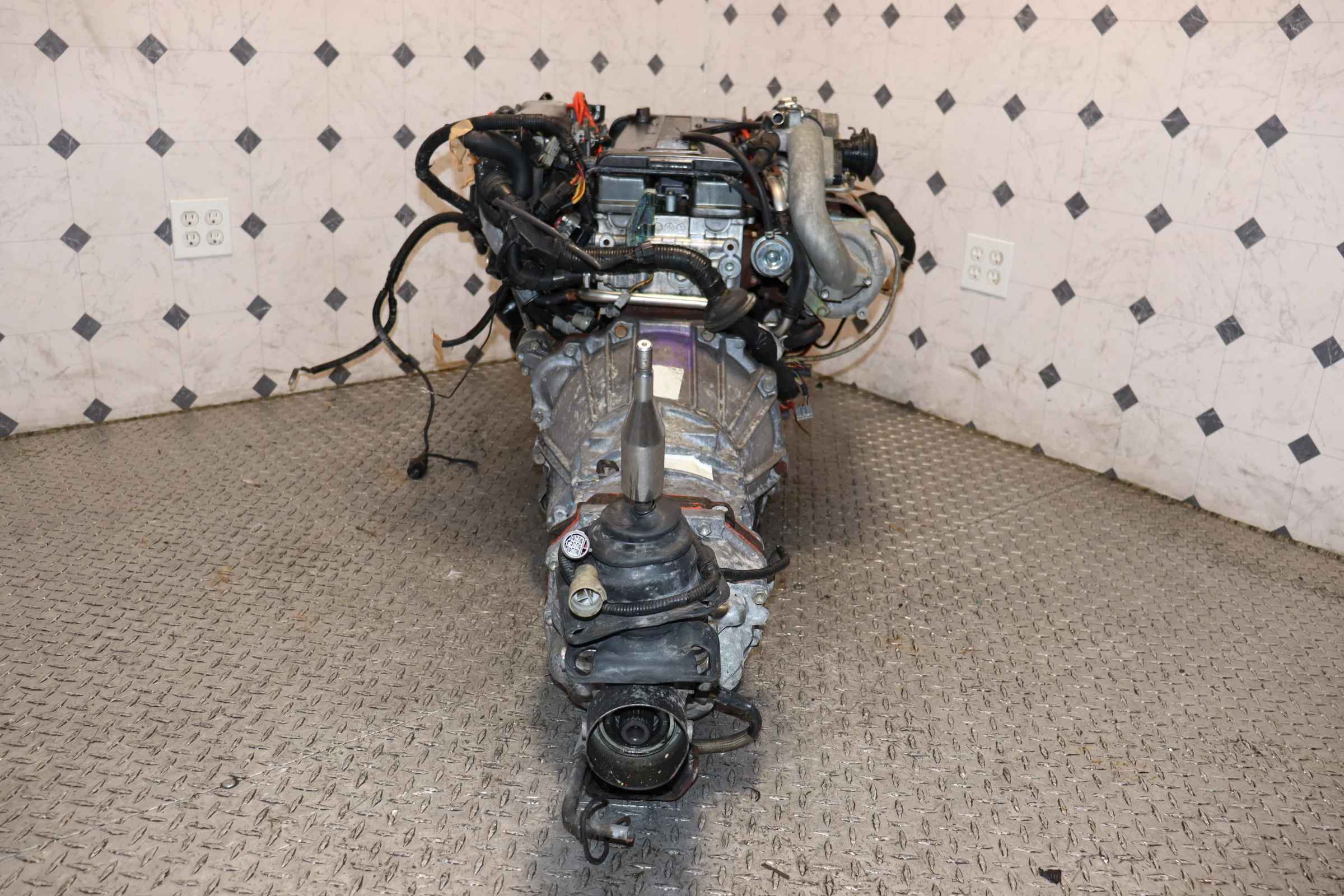 1JZ Non-VVTi Twin Turbo JDM Engine & R154 5-Speed Manual Transmission Swap ECU + Wiring Harness - Image 16
