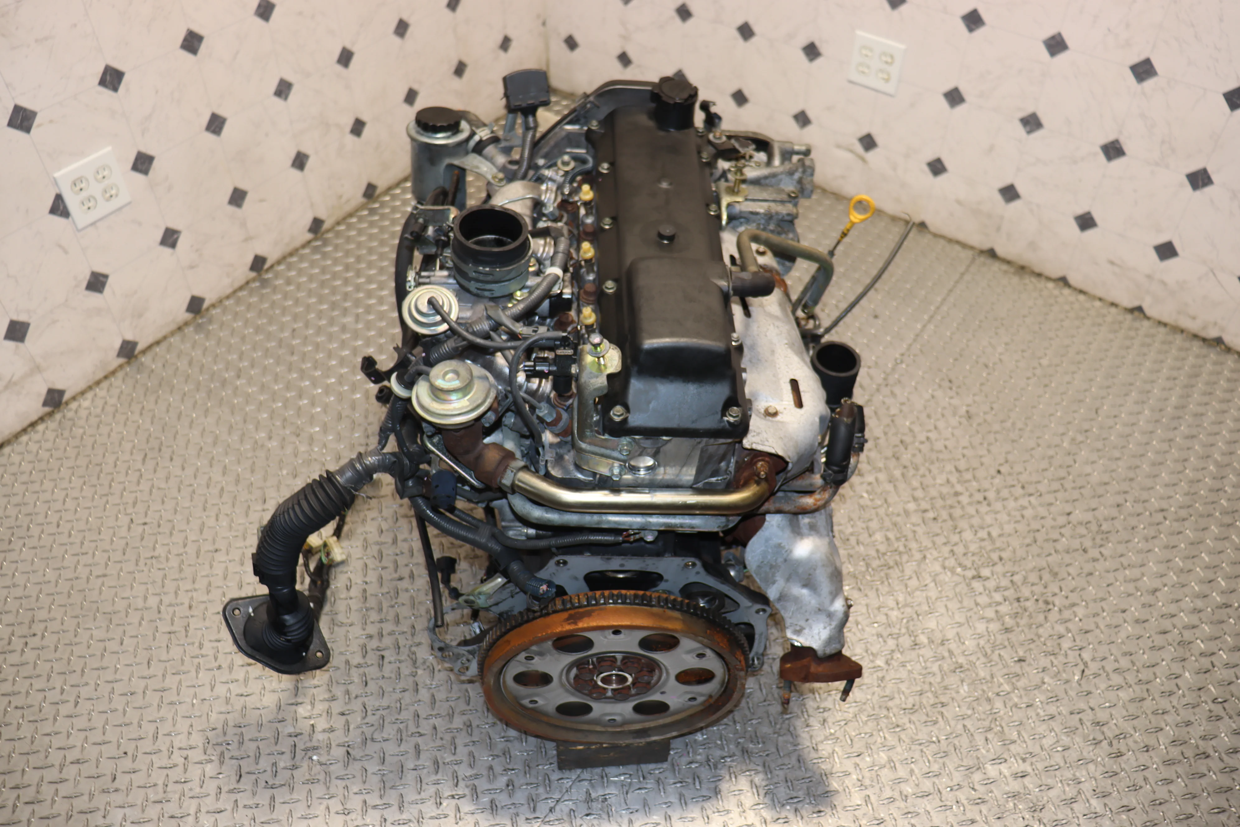 JDM 1KZ-TE 96-97-98-99-00-01-02 4RUNNER HILUX SURF 3.0L TURBO DIESEL ENGINE MOTOR - Image 12