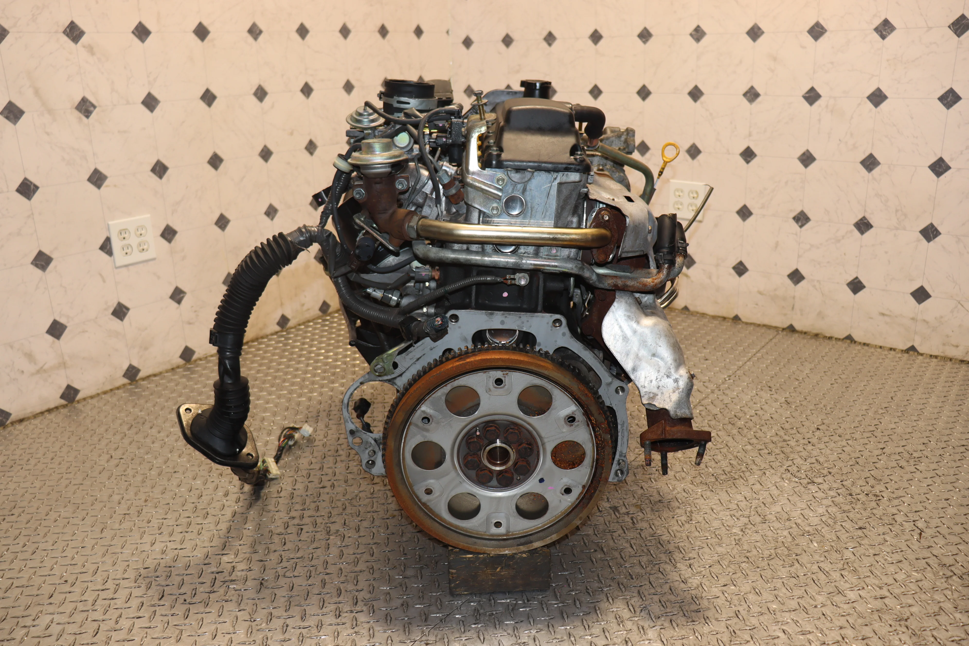 JDM 1KZ-TE 96-97-98-99-00-01-02 4RUNNER HILUX SURF 3.0L TURBO DIESEL ENGINE MOTOR - Image 13