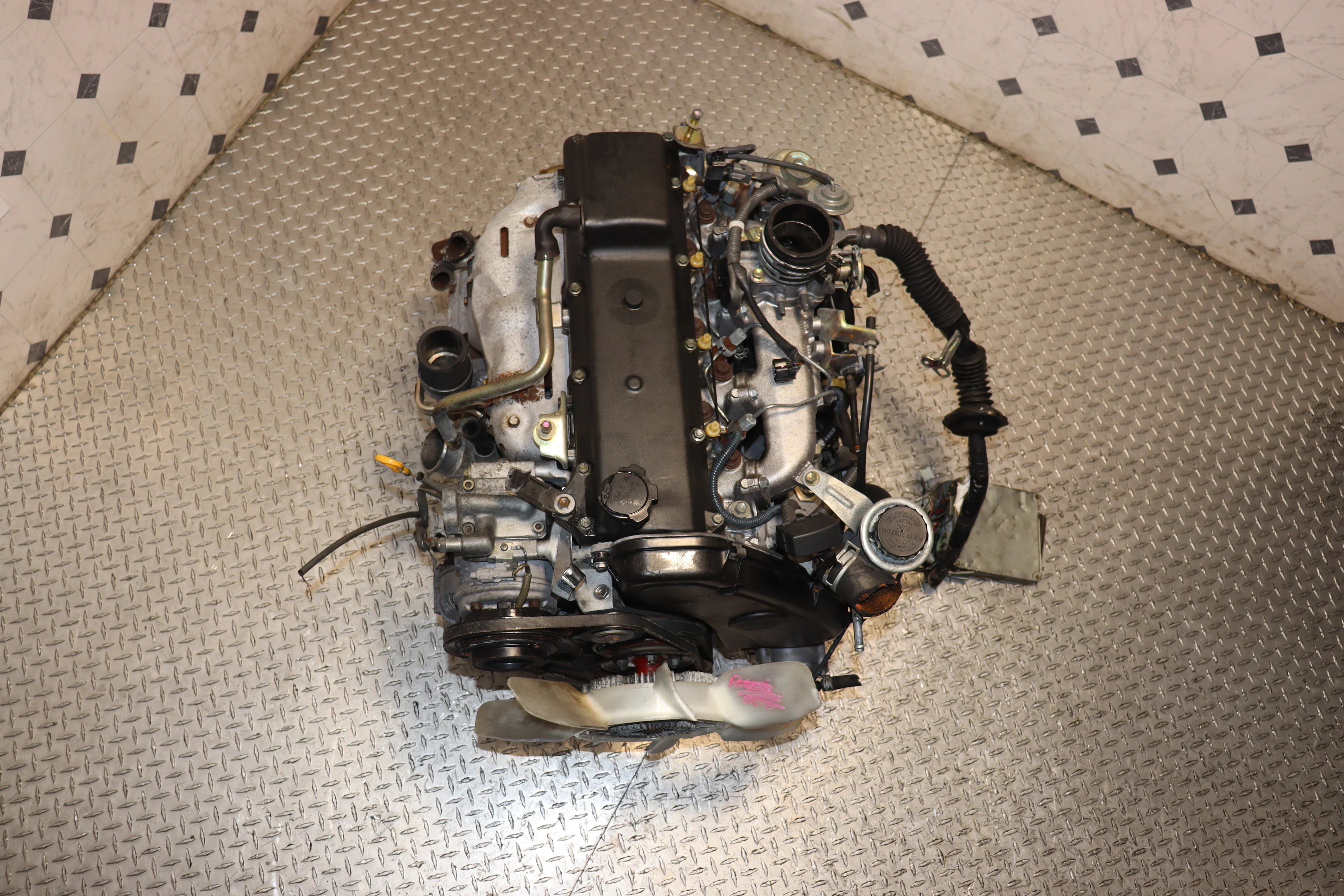 JDM 1KZ-TE 96-97-98-99-00-01-02 4RUNNER HILUX SURF 3.0L TURBO DIESEL ENGINE MOTOR - Image 5