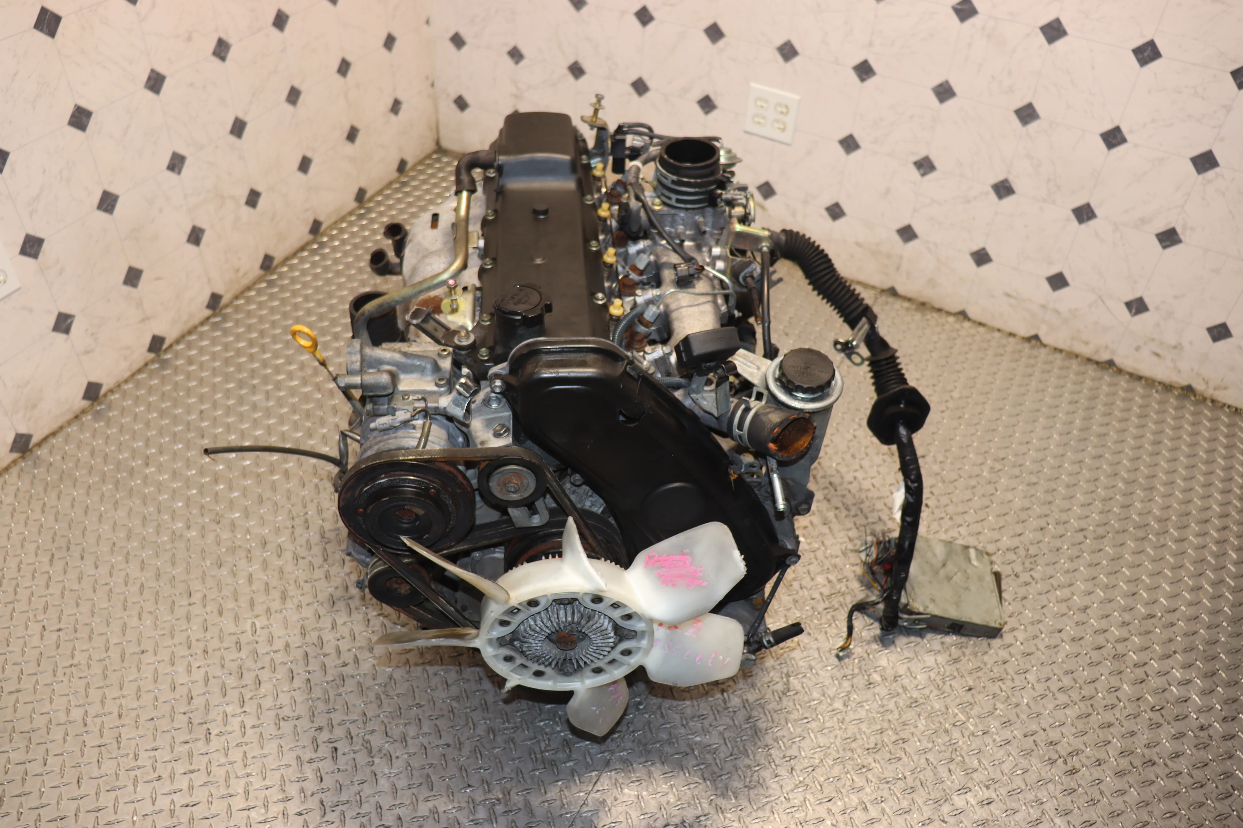 JDM 1KZ-TE 96-97-98-99-00-01-02 4RUNNER HILUX SURF 3.0L TURBO DIESEL ENGINE MOTOR - Image 6