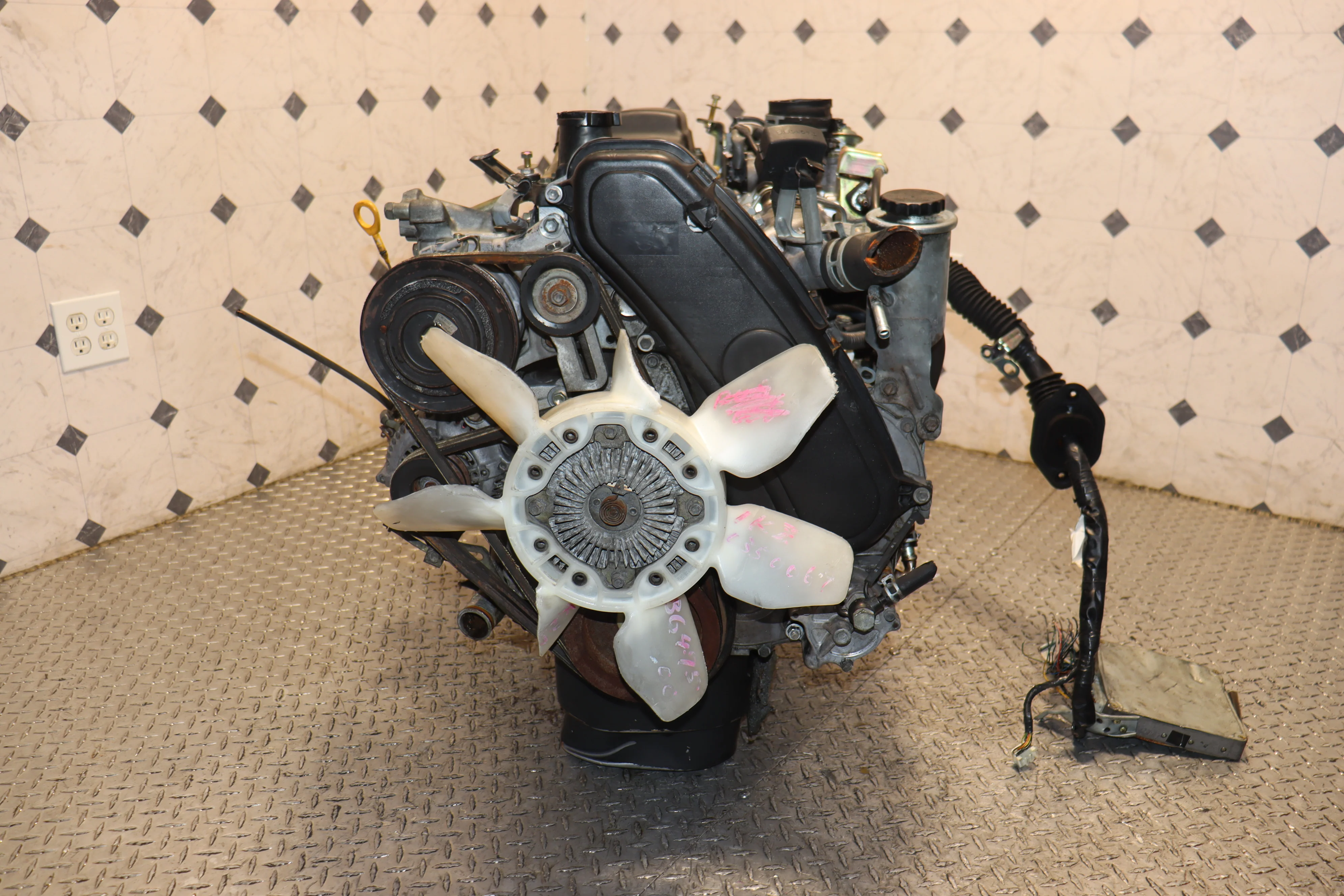 JDM 1KZ-TE 96-97-98-99-00-01-02 4RUNNER HILUX SURF 3.0L TURBO DIESEL ENGINE MOTOR - Image 7