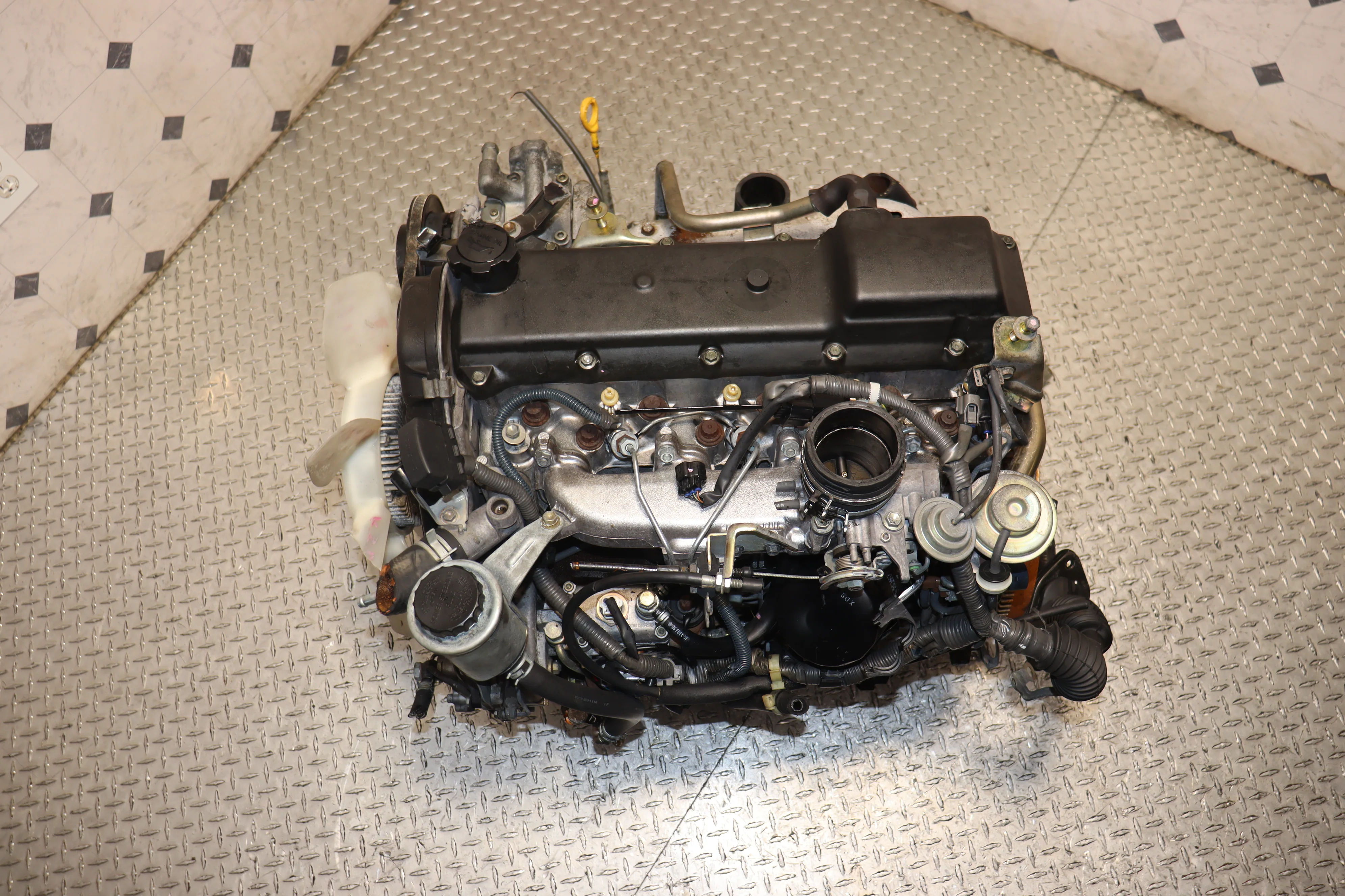 JDM 1KZ-TE 96-97-98-99-00-01-02 4RUNNER HILUX SURF 3.0L TURBO DIESEL ENGINE MOTOR - Image 8