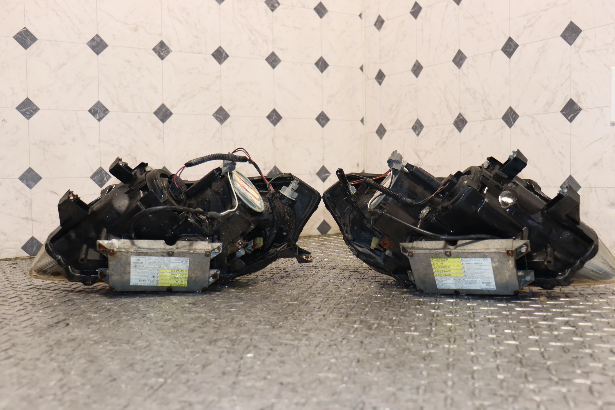 JDM 2000 2001 2002 2003 HONDA S2000 AP1 DRIVER LEFT AND PASSENGER RIGHT SIDE HID HEADLIGHTS OEM - Image 9