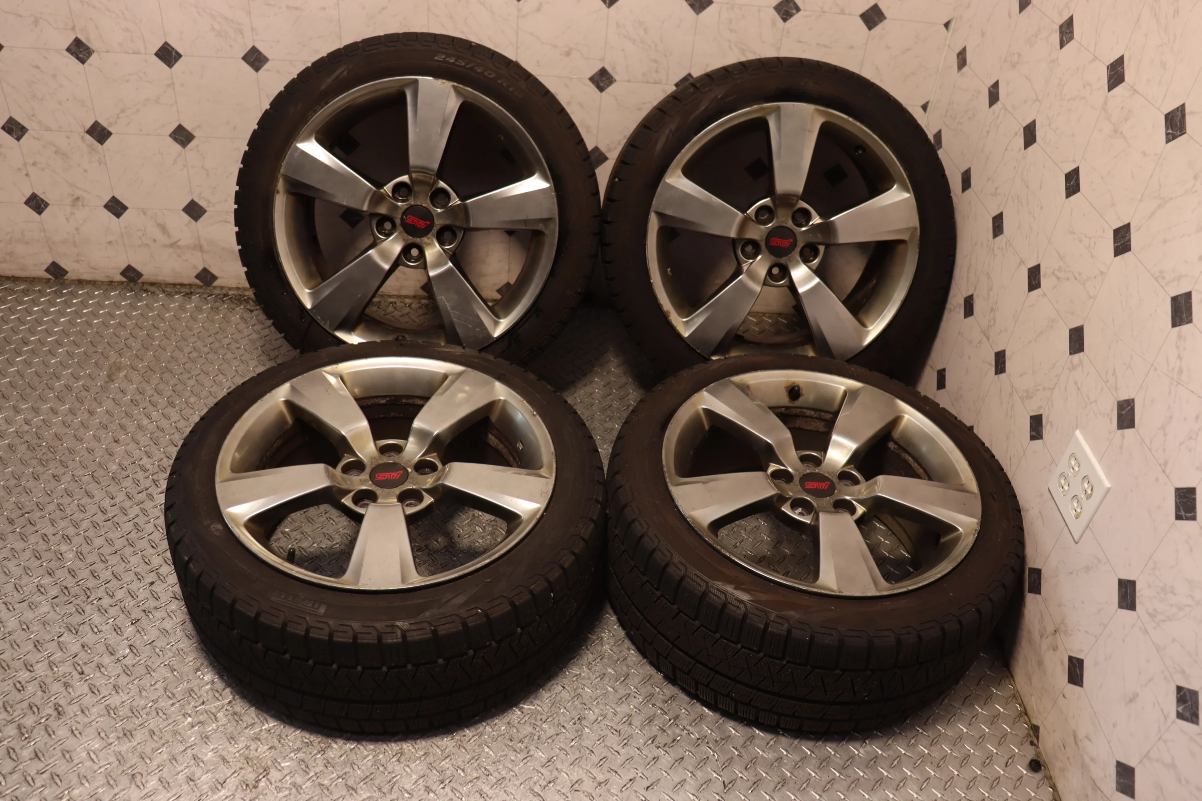 JDM OEM Stock Wheels (Set of 4) - Subaru Impreza WRX STI GRB (2008-2014) - Image 3