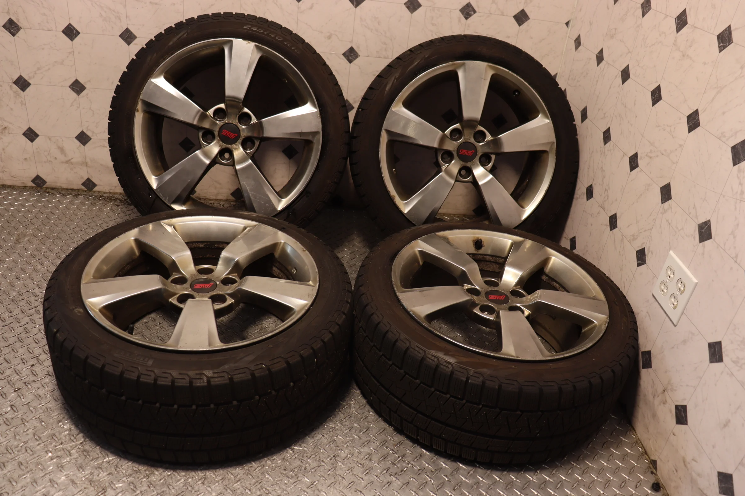JDM OEM Stock Wheels (Set of 4) - Subaru Impreza WRX STI GRB (2008-2014) - Image 5