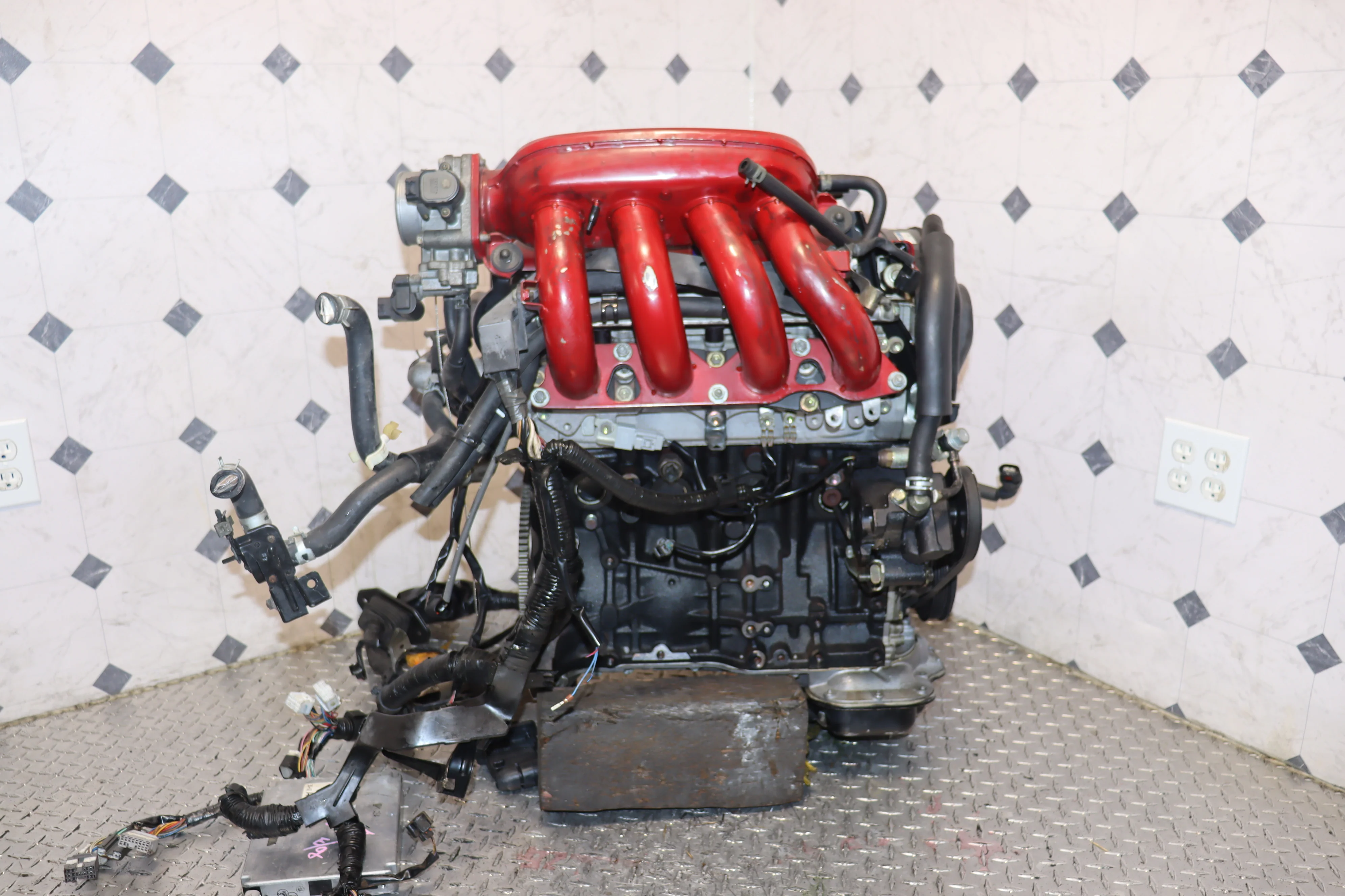Toyota Celica SS-III ST202 3SGE JDM Engine | 2.0L Inline-4 Cylinder DOHC VVT-i Red Top Motor - Image 6