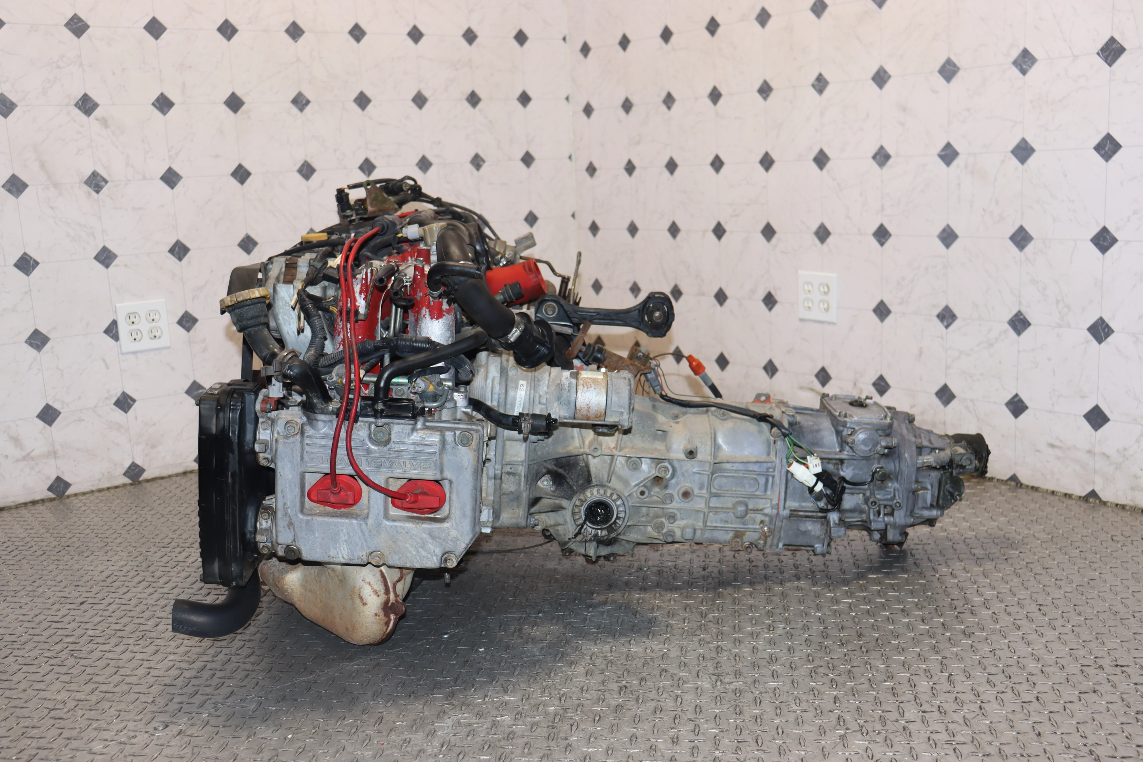 JDM EJ207 turbo engine with 5-speed manual transmission - Image 3