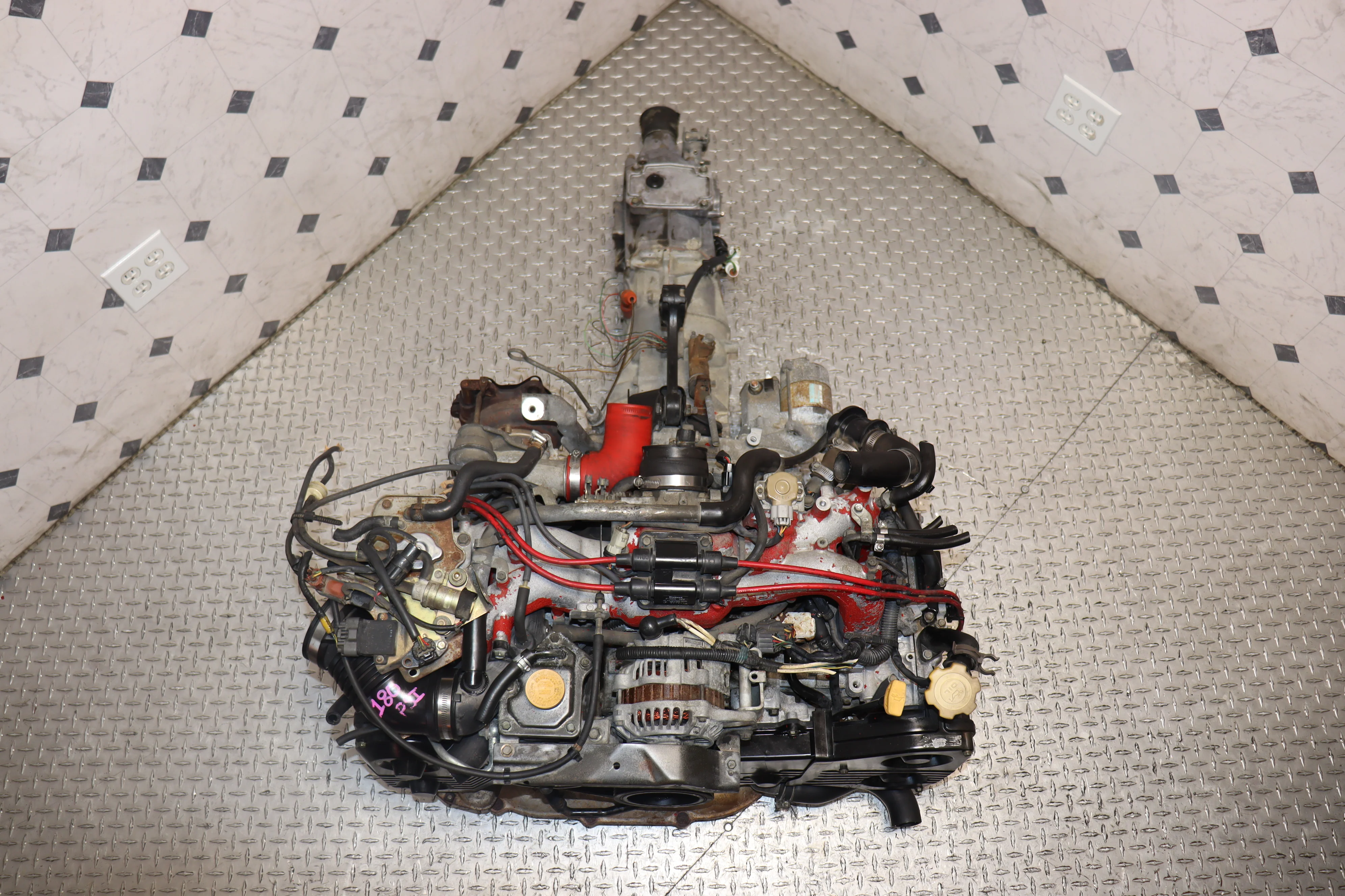 JDM EJ207 turbo engine with 5-speed manual transmission - Image 4