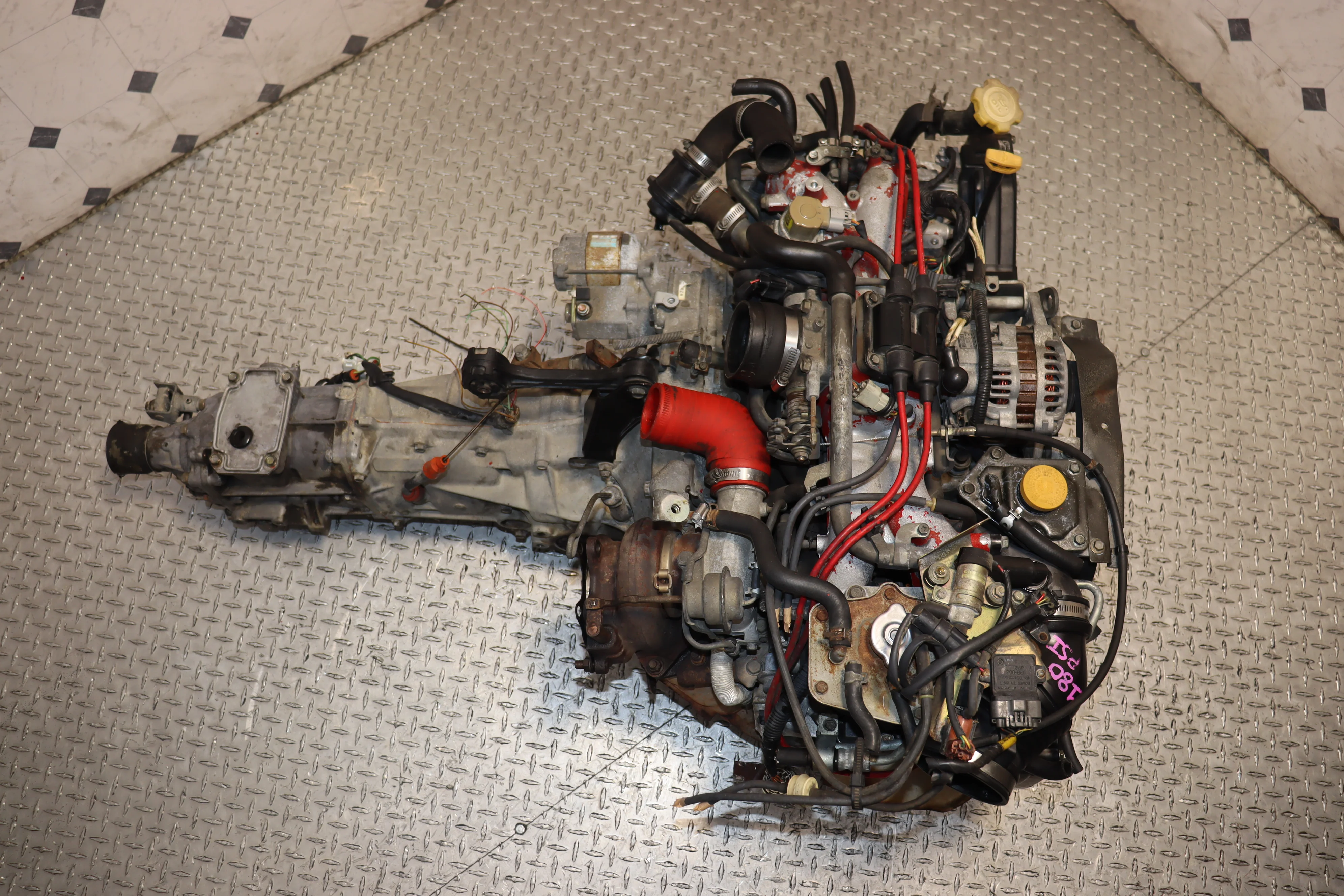 JDM EJ207 turbo engine with 5-speed manual transmission - Image 7