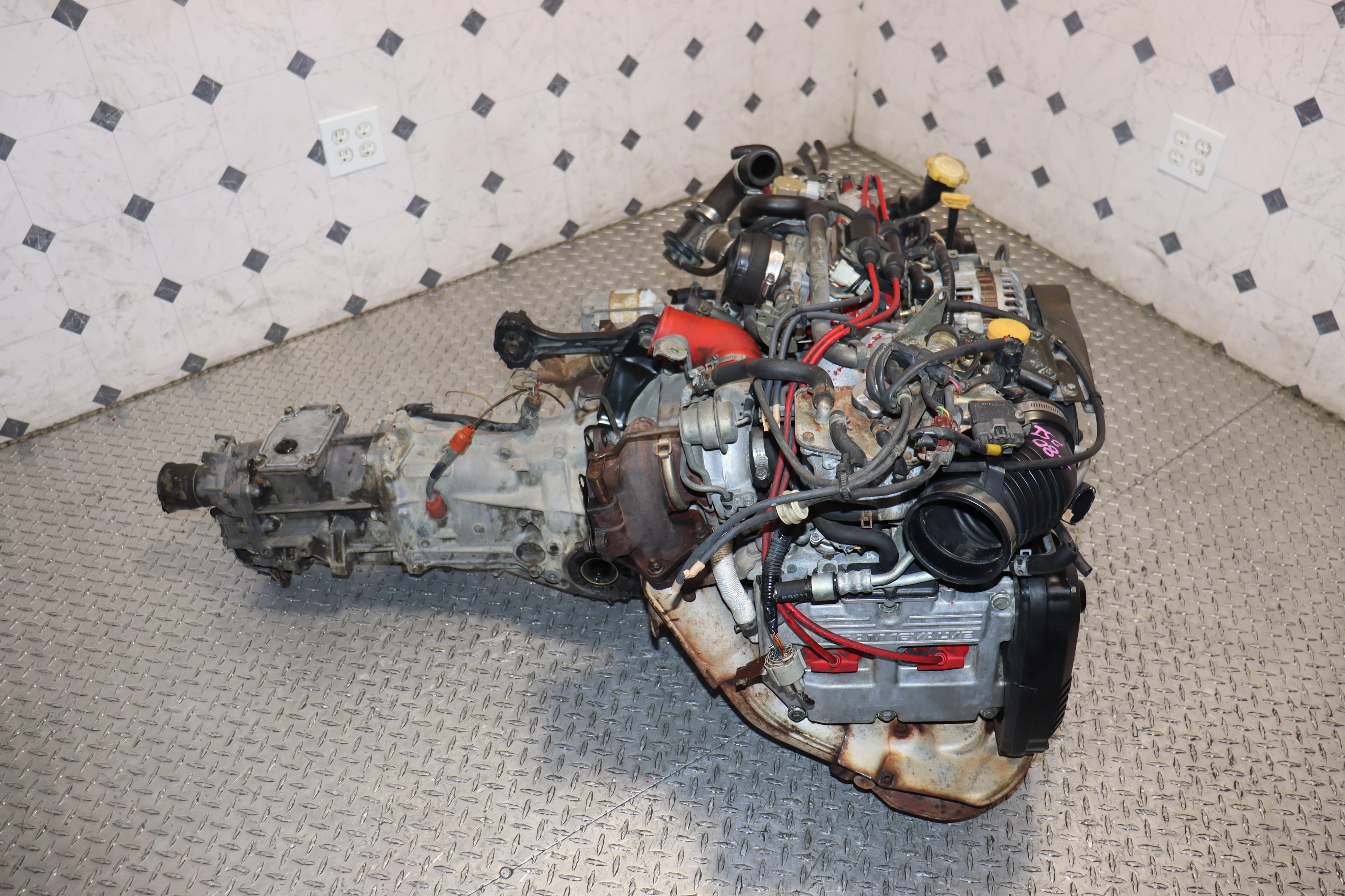 JDM EJ207 turbo engine with 5-speed manual transmission - Image 8