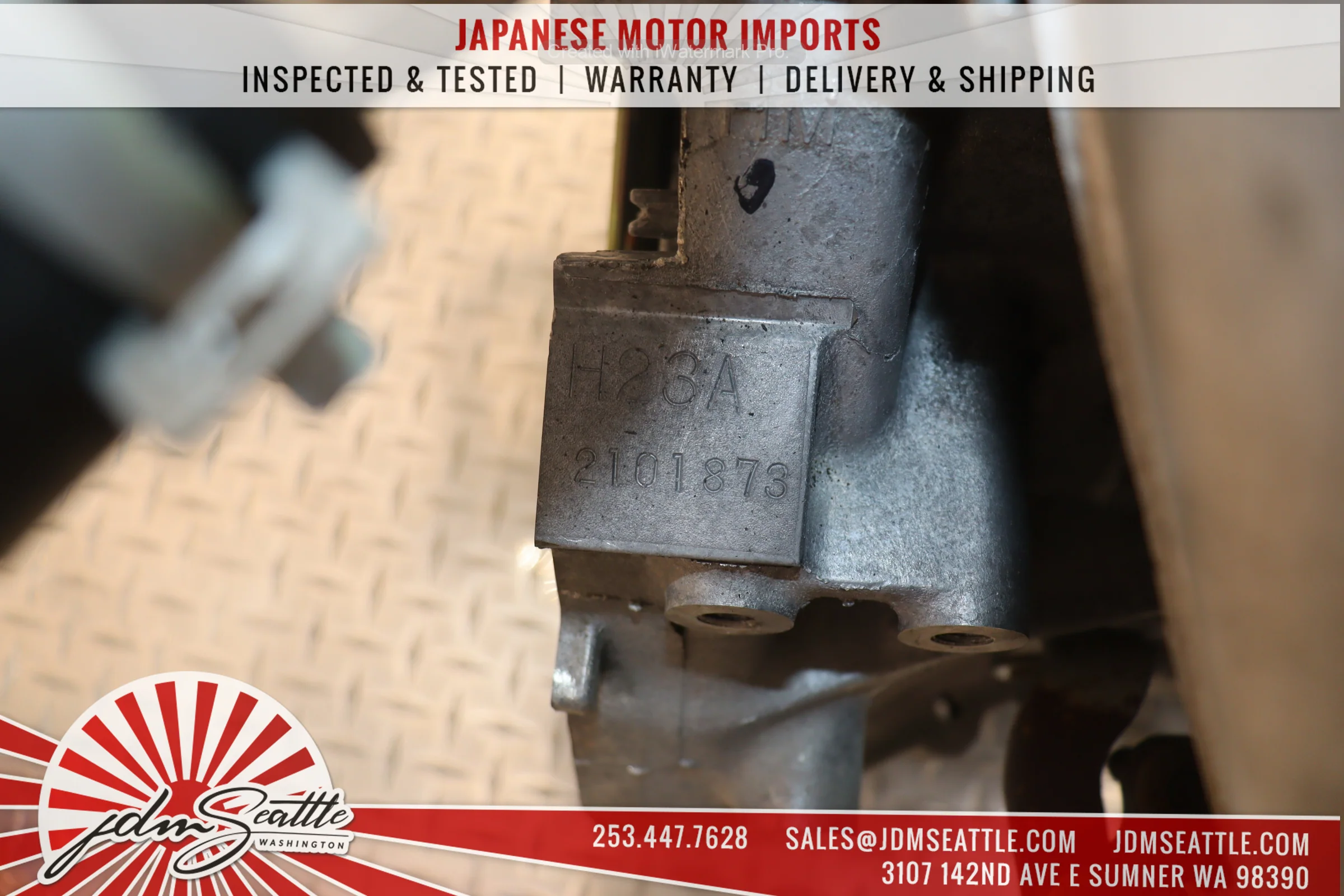 JDM H23A BLUE TOP DOHC VTEC ENGINE 98-02 HONDA ACCORD SIR 97-01 HONDA PRELUDE 2.3L - Image 13