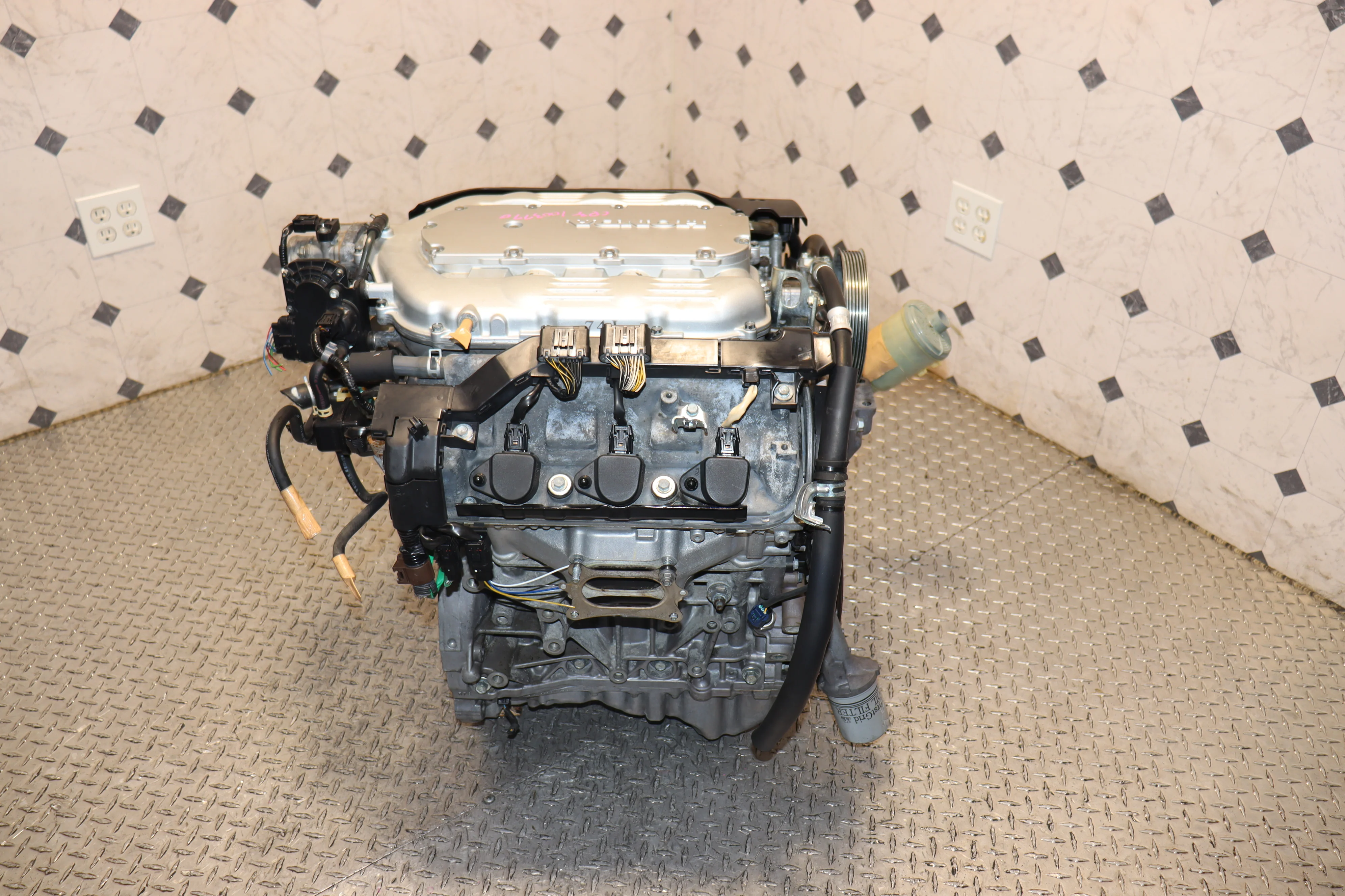 JDM J35A MOTOR 2008 - 2012 HONDA ACCORD / 2008 - 2012ODYSSEY / 2009 - 2014 PILOT 3.5L VCM IVTEC ENGINE - Image 8