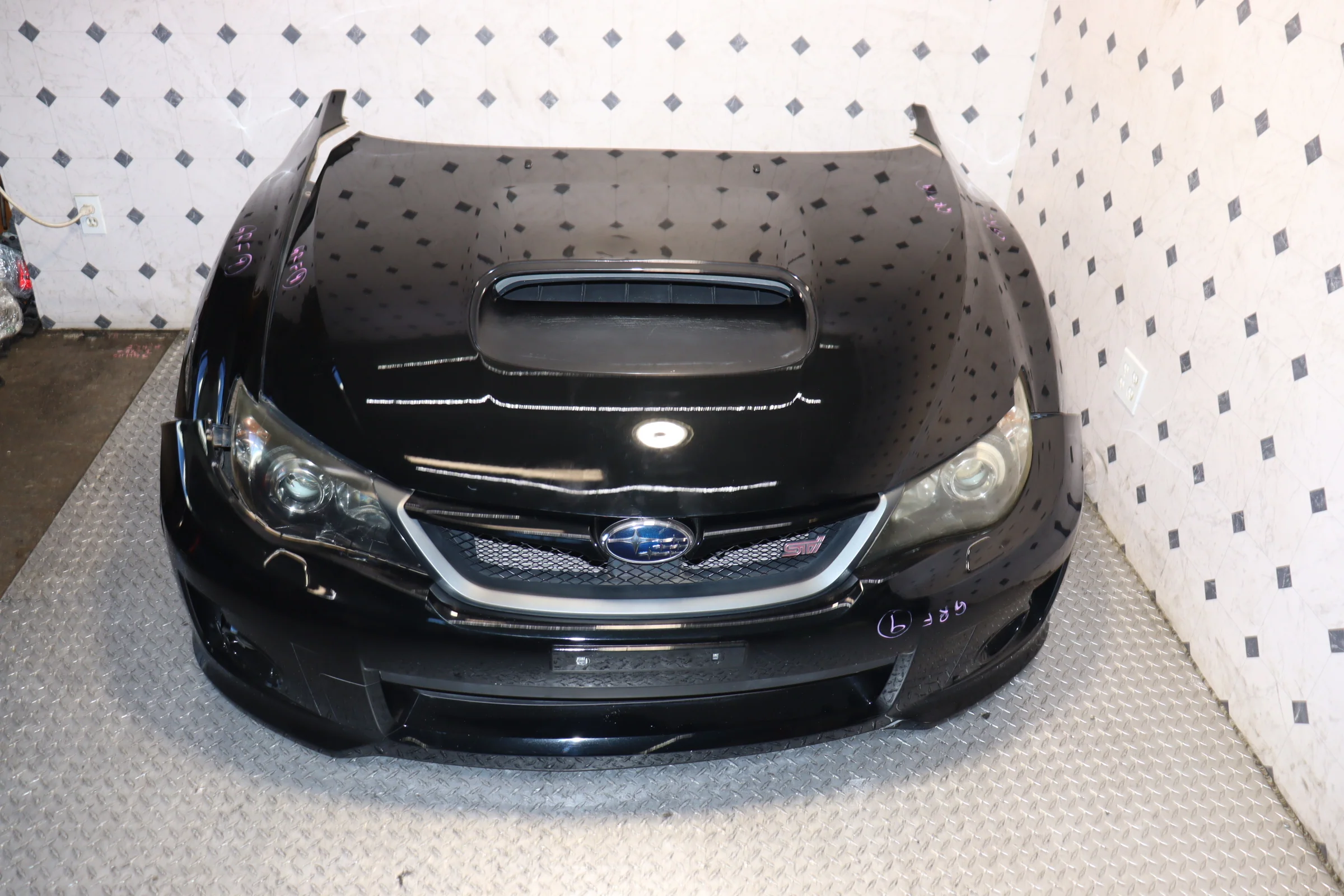 JDM SUBARU WRX STI 08-14 V10 FRONT END CONVERSION NOSE CUT AND SET - Image 3