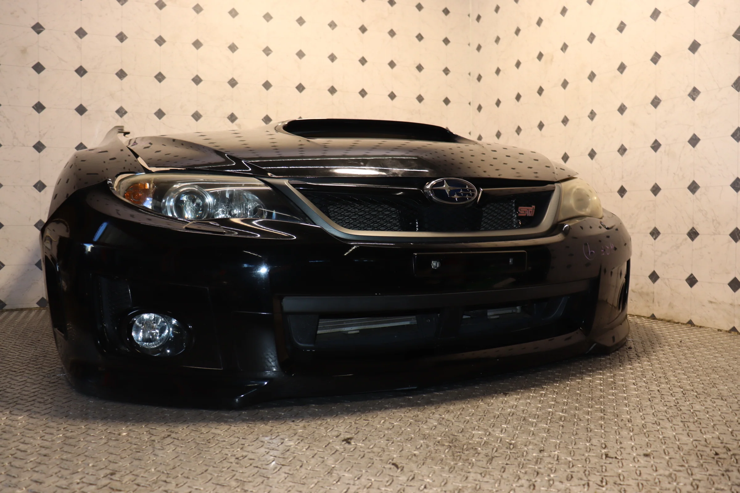 JDM SUBARU WRX STI 08-14 V10 FRONT END CONVERSION NOSE CUT AND SET - Image 4