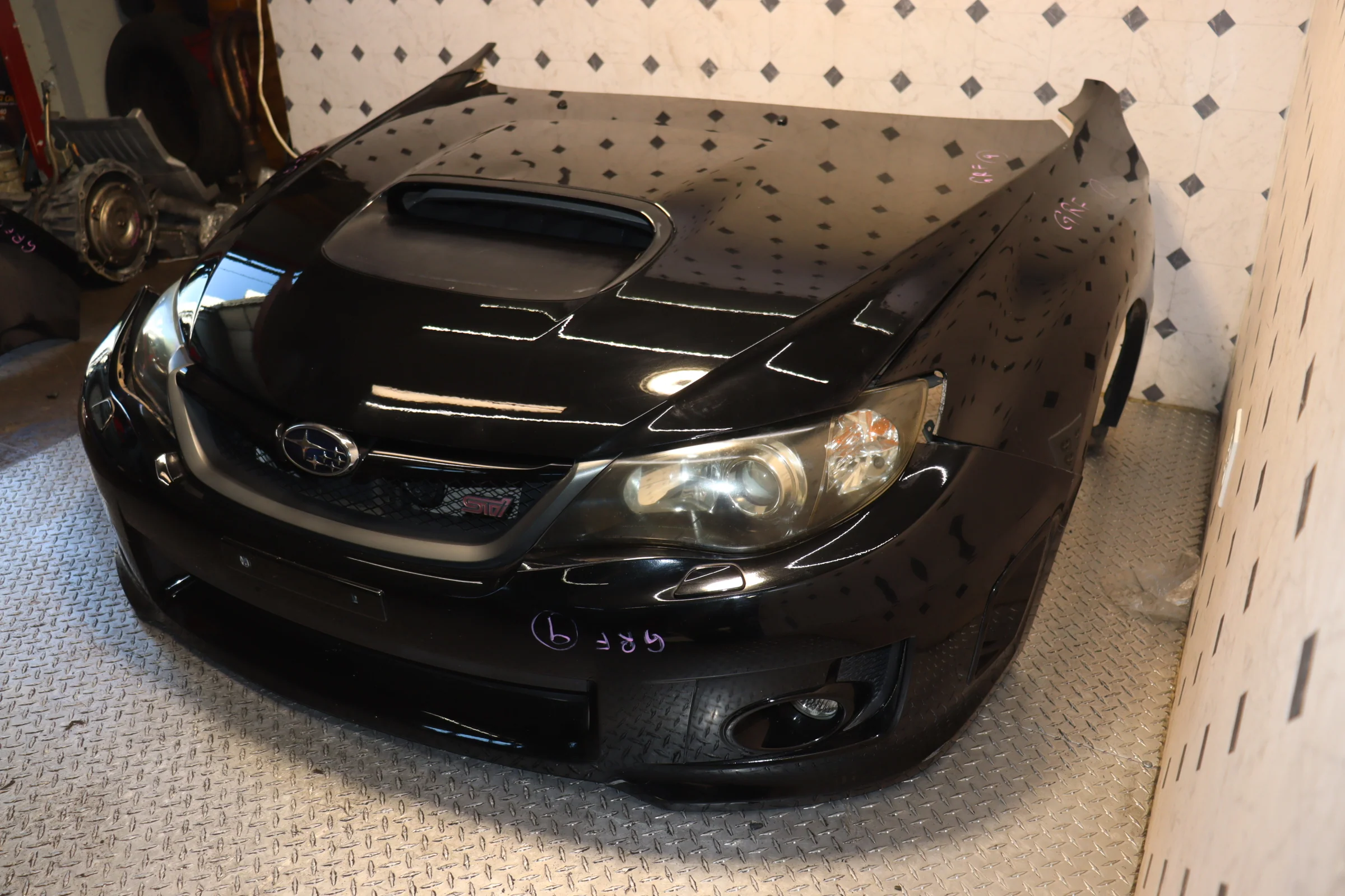 JDM SUBARU WRX STI 08-14 V10 FRONT END CONVERSION NOSE CUT AND SET - Image 8