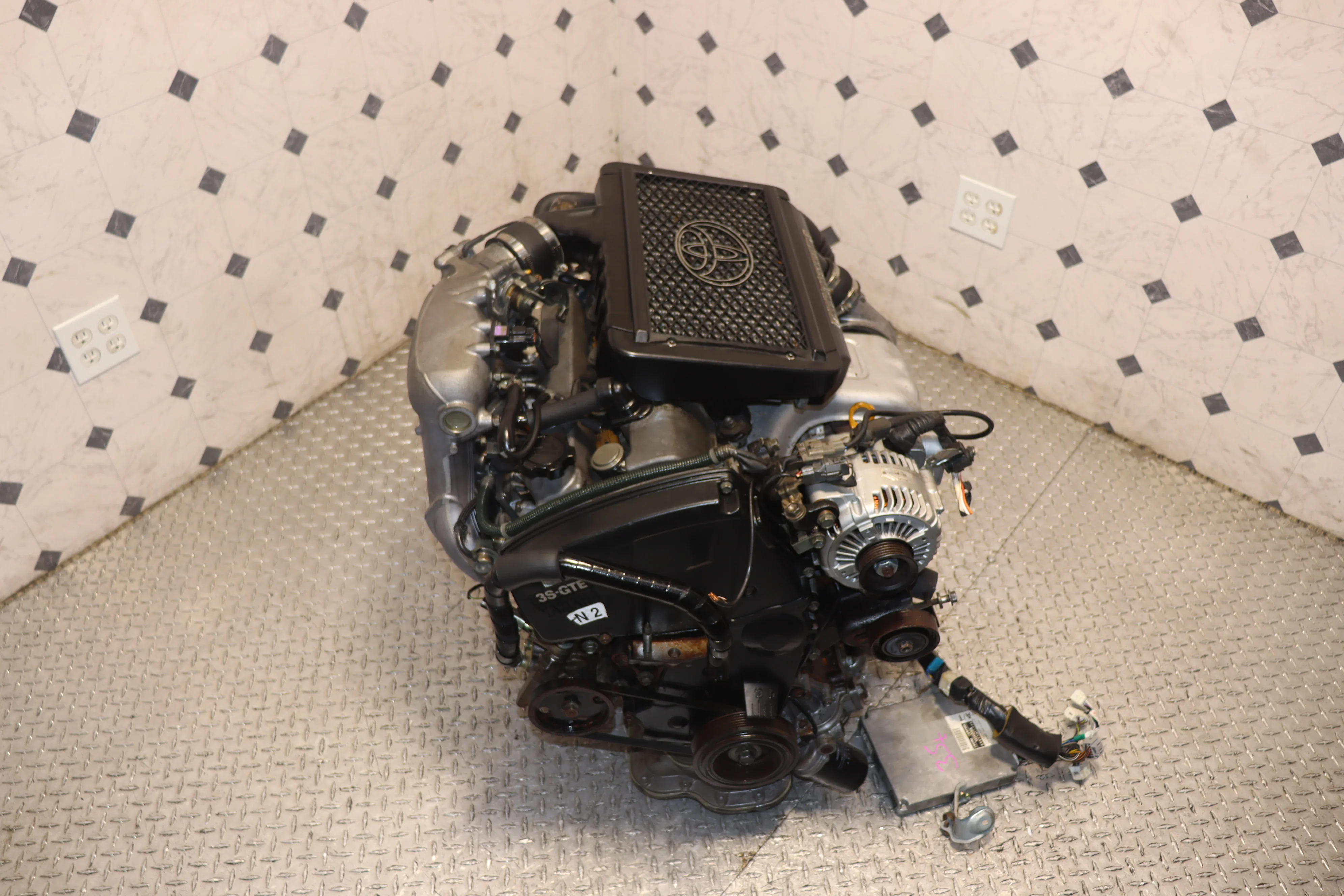 JDM Toyota Caldina 3SGTE Turbo 4 Cyl 2.0L Engine ST246 4th Gen MR2 Celica - Image 3