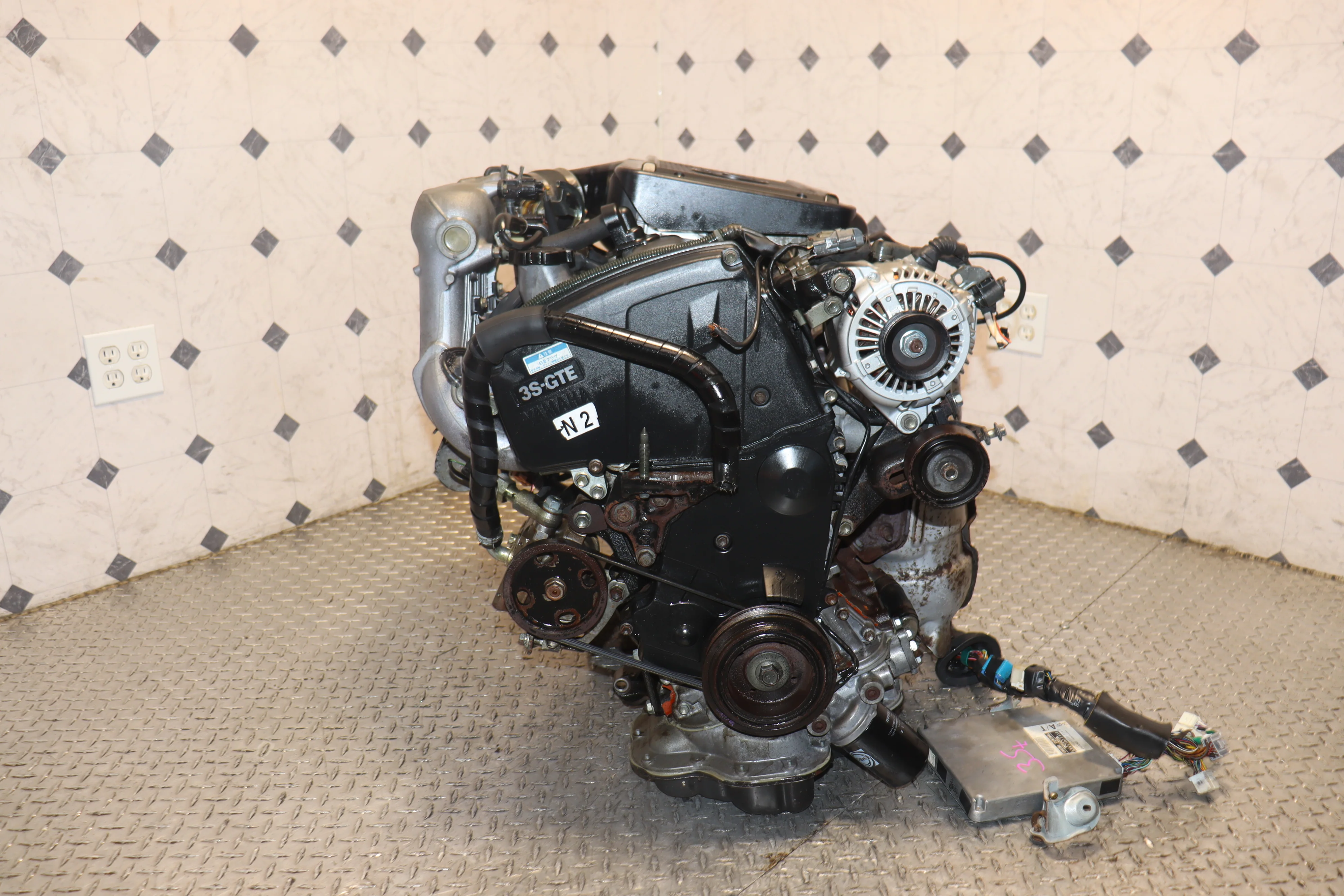 JDM Toyota Caldina 3SGTE Turbo 4 Cyl 2.0L Engine ST246 4th Gen MR2 Celica - Image 6